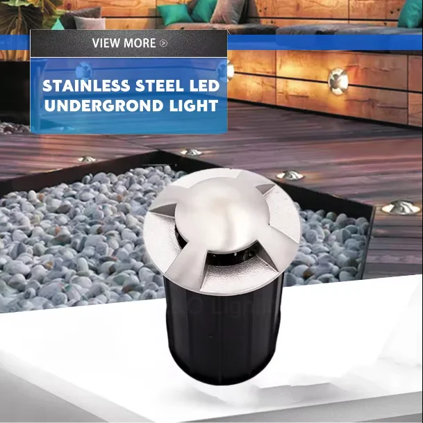 4 فتحات إضاءة سطح السفينة مصابيح إينجروند 12 24 فولت تركيب الضوء الخارجي LED إضاءة الممشى #1