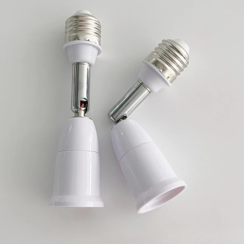 

Преобразователь удлинителя патрона лампы E27 на E27, вращающиеся на 180 градусов преобразователи патрона лампы накаливания