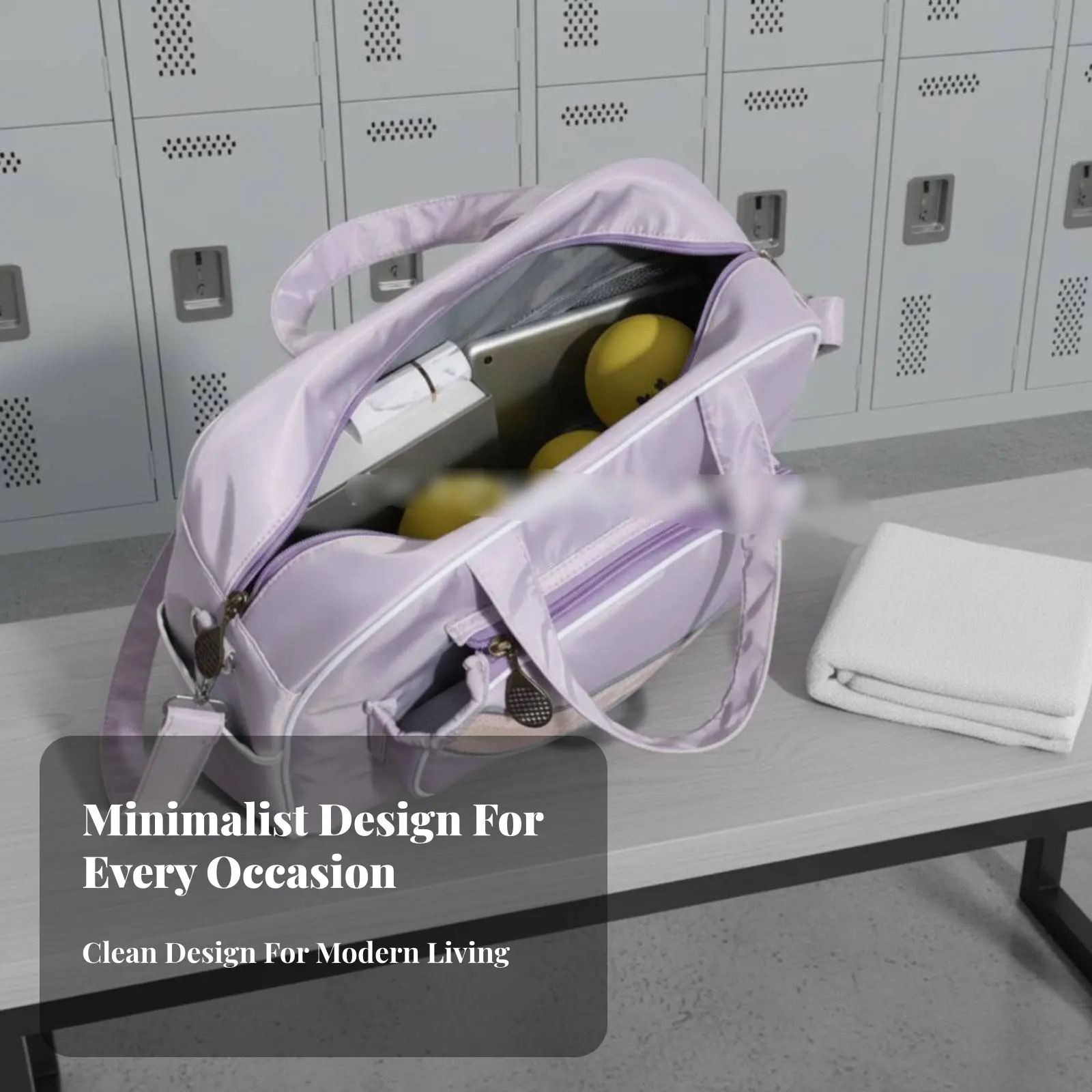 

Pickleball Tote Bag Water Large Capacity Racket Bag Crossbody Racket Carrier Versatile Carrying Styles for Women, Gym