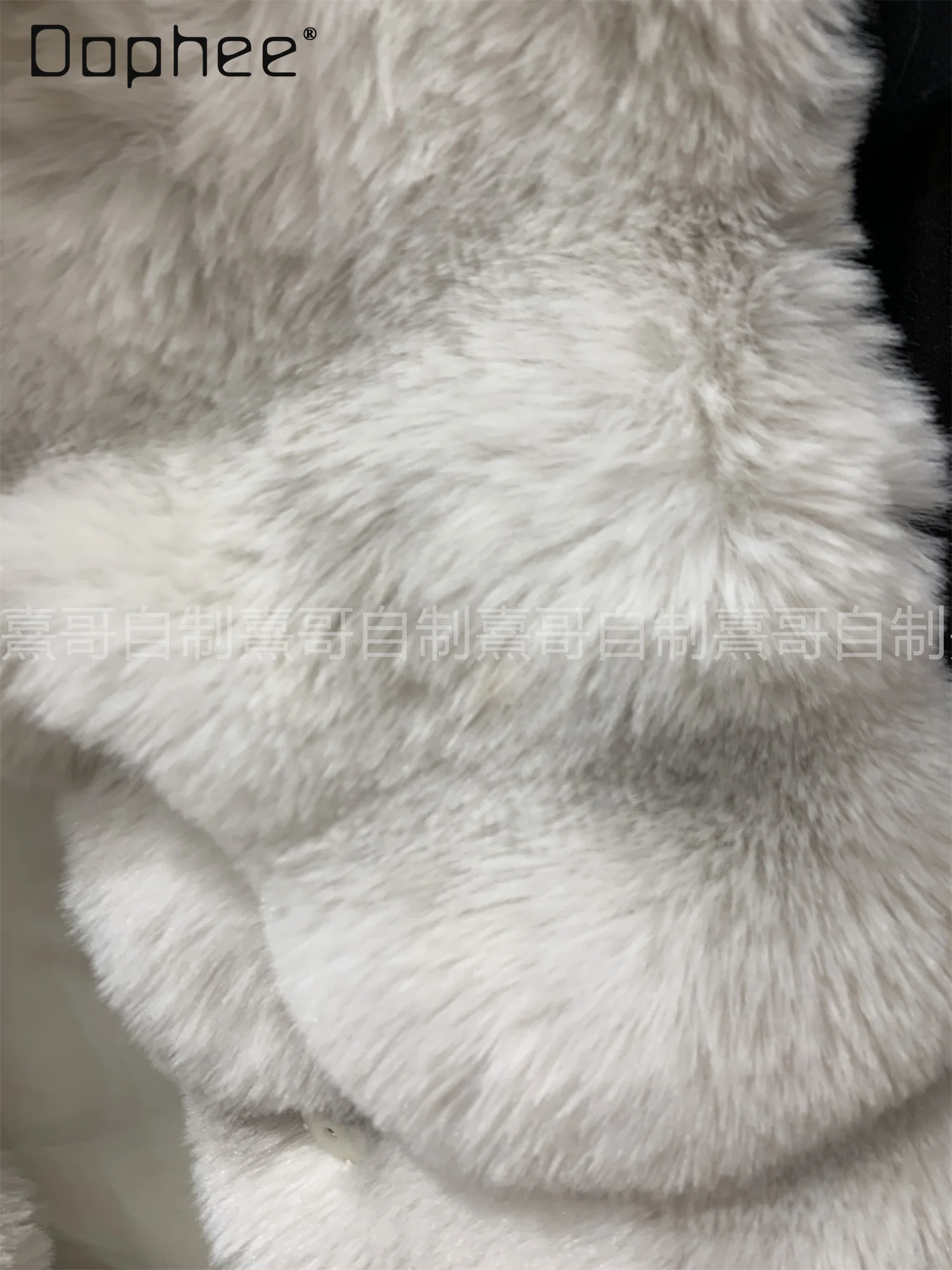 Autumn Winter New Korean Fashion Versatile Slim Sleeveless Hooded Vest Eco-Friendly Fur Coat Women Trendy Warm Faux Fur Vest