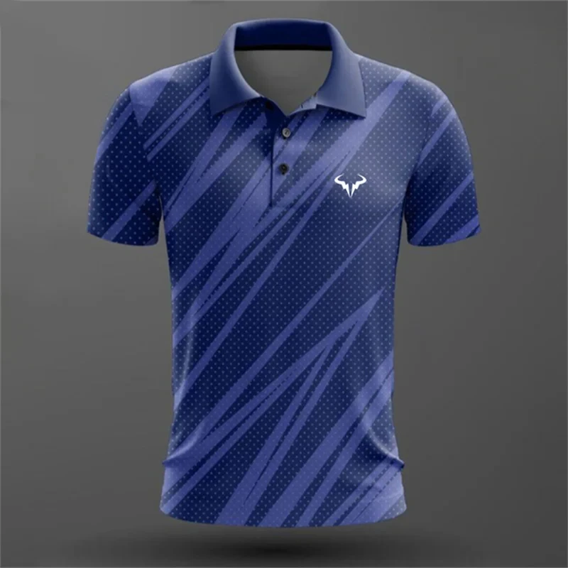 Nowe męskie Polo tenis stołowy ubrania koszula męska T-shirt z nadrukiem logo Badminton moda damska garnitury z klapami luźne bluzy