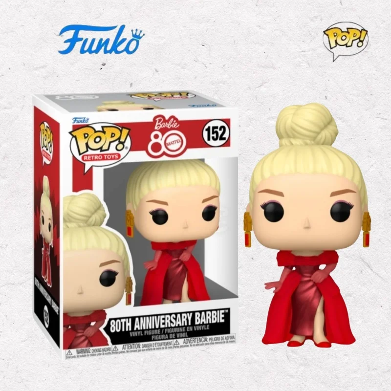 

Barbie Figure Doll Limited Edition 80Th Anniversary Cute Ornaments Decor Vinyl Sculpture Dolls Model Collect Souvenirs Toy Gift