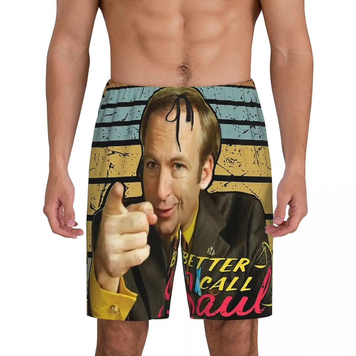 

Мужские классические короткие пижамные шорты Custom Better Call Saul для сна и отдыха