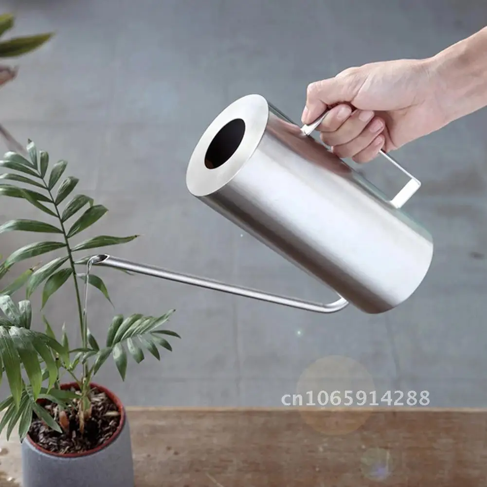 Stainless Steel Watering Can Bonsai Garden Plants Water Pot Sprinkling Tool Spout Plant Indoor With Long Mouth