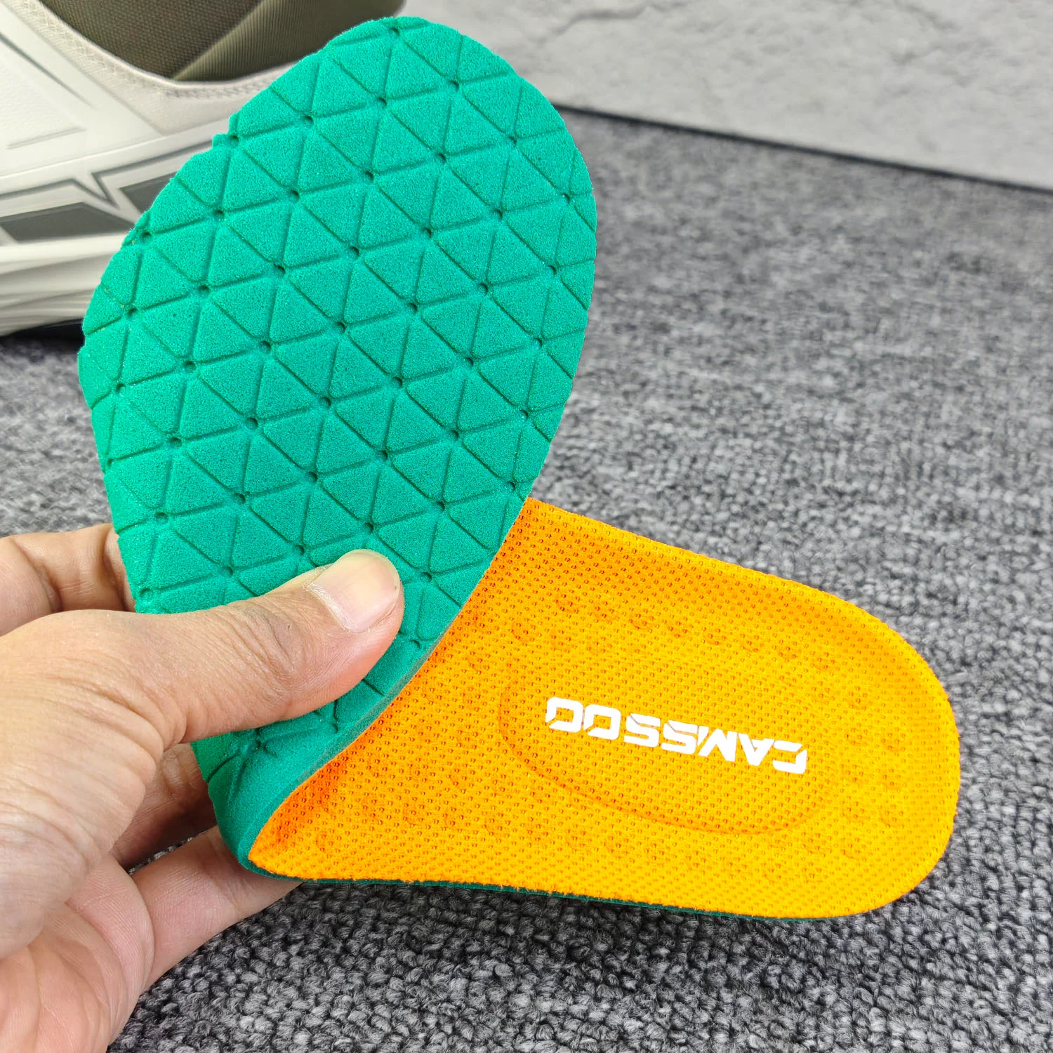 Men's Breathable Bouncing Trail Running Shoes Sneakers Anti-slip Cushioning Outdoor Thick Sole Running Shoes