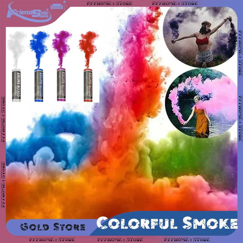 Colored Smoke Magic Smokes Bombs Stage Studio Wedding Fog Smoke-Stick-Props Atmosphere Effect Party Decor Photography Aid Smoke