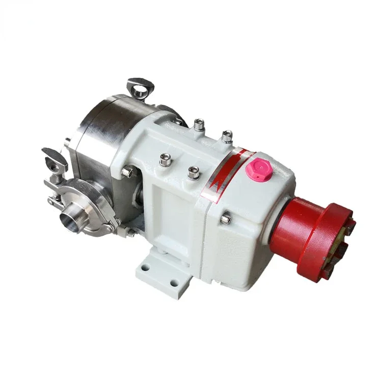 Suitable for Sanitary Food Grade Seasonings/meat/beer/molasses/sauce/ Rotor Rotary Lobe Pump Stainless Steel Electric Rotor Pump