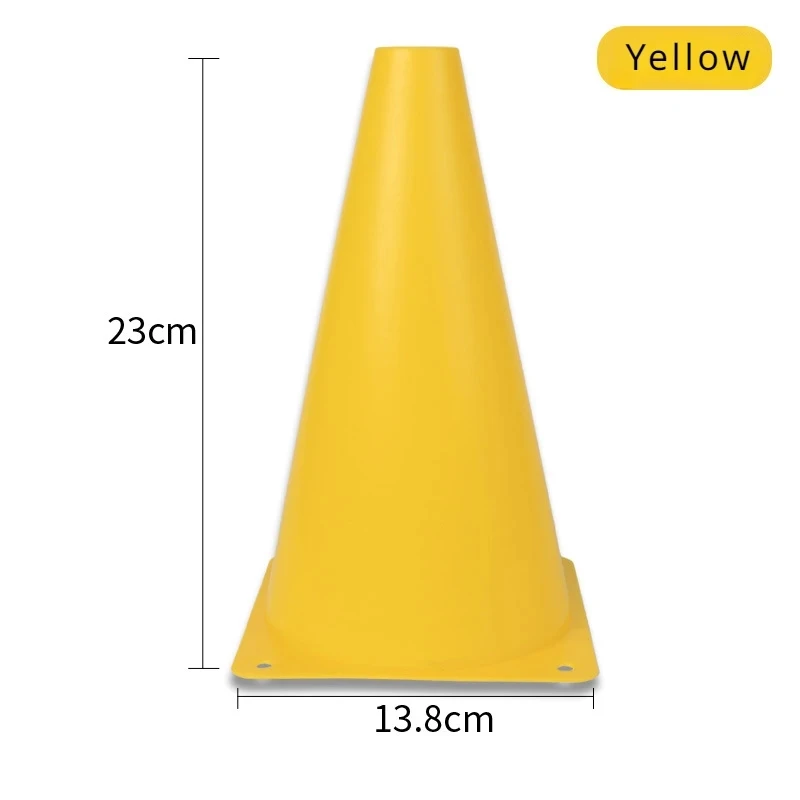 6pcs23CM Sign Bucket Toy Barrier Football Road Flat Training Cone Roller Pile Springback Marking Cup Symbol Sports Accessories