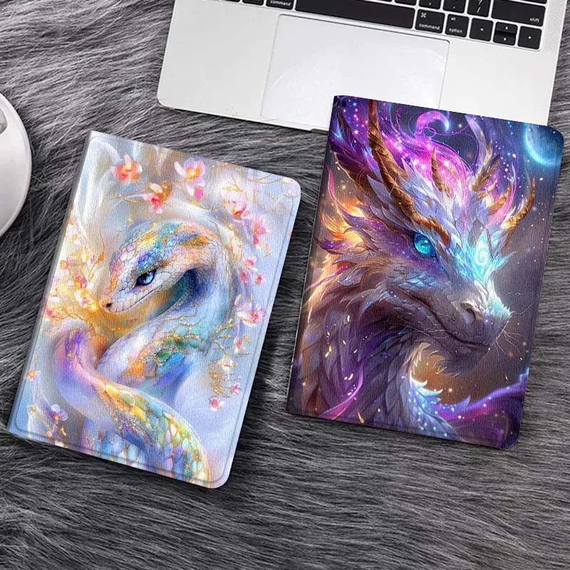 

Luxury Bird Snake Color For Huawei MediaPad T5 T10s M6 M5Lite SE Honor Tab 5 6 7 V7 V8 X8a X9a Pro Soft Tablet Case Gift