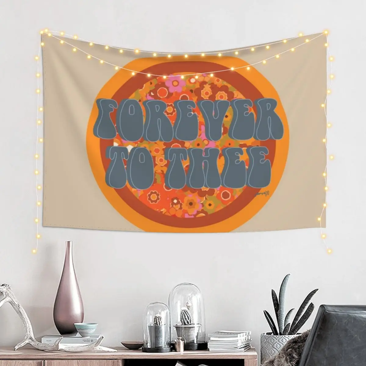 

Forever To Thee Tapestry Aesthetic Room Decorations Kawaii Room Decor On The Wall Bathroom Decor Tapestry
