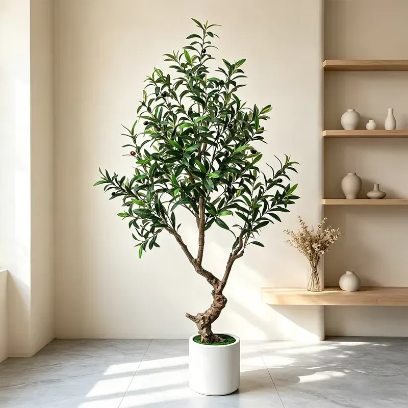 Indoor Artificial Olive Tree Decor Birthday Decoration Plant Trees Olive Arbol Artificial Olive Tree