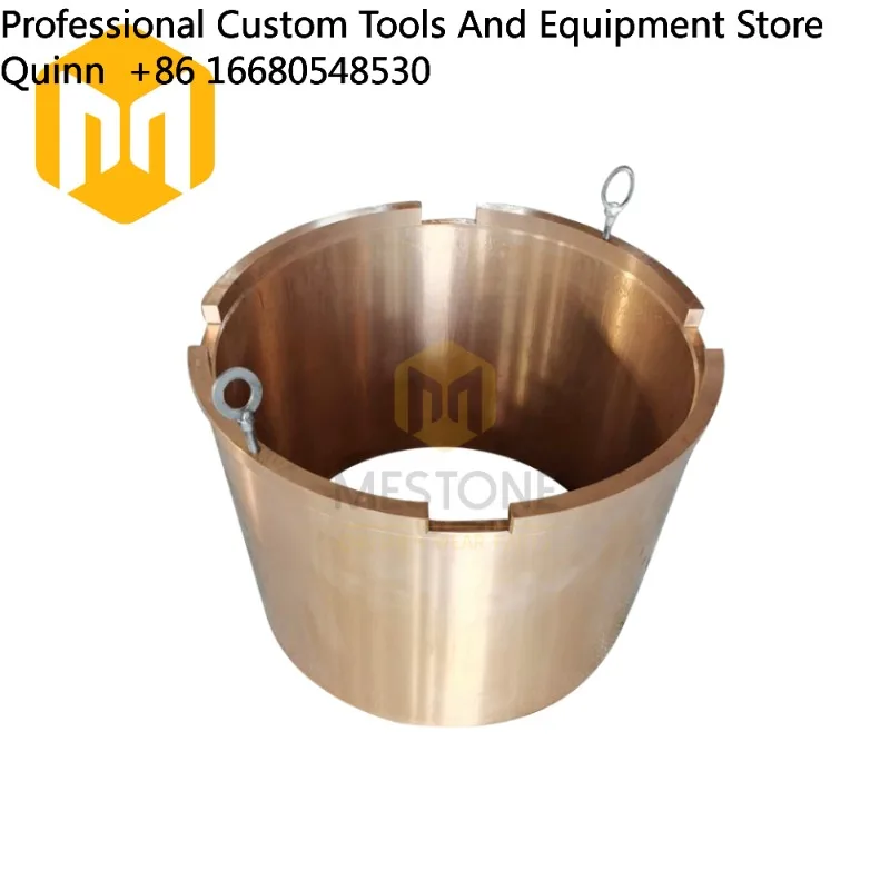 JUMESTONE Bronze Sleeve Head Bushing GP/ Telsmith/Terex Cone Crusher Spare Parts for Ore Mining Crushing Machines Casting