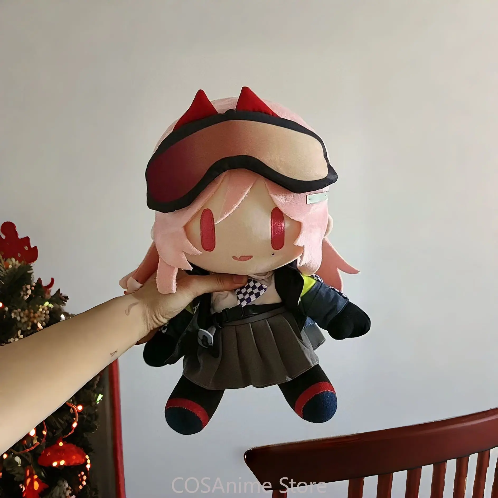 

Girls Frontline Kawaii Girl Fumo Anime Sitting Figure Plush Body Clothes Outfit Anime Cosplay Plushie Cartoon Mascot Gift