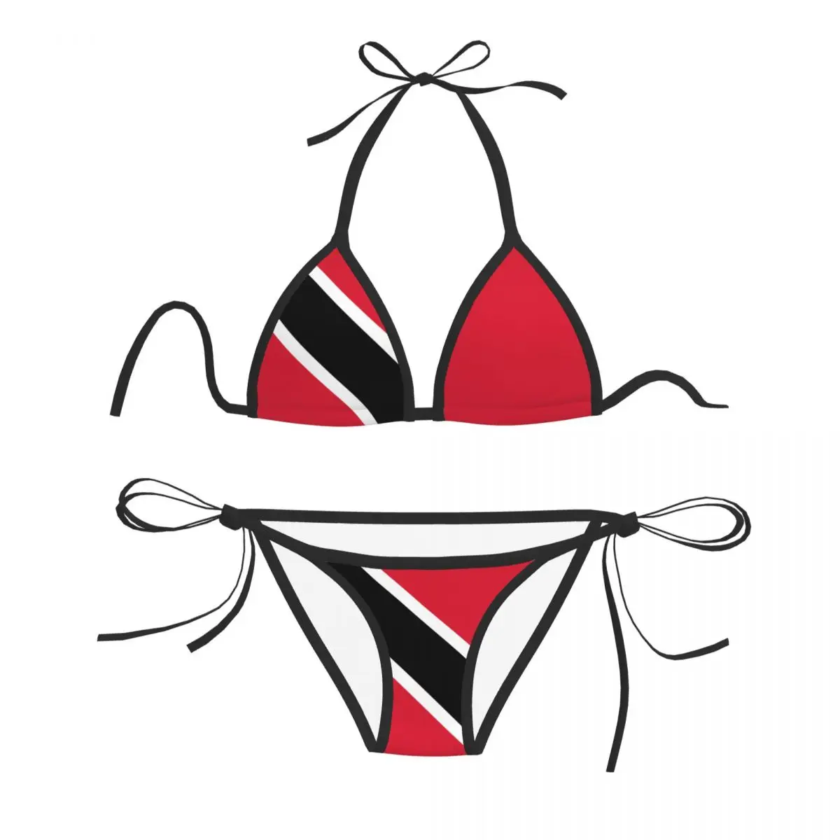 

Sexy Bikini 2022 Women Swimsuit Flag Of Trinidad And Tobago Bikini Set Swimwear Bathing Suit
