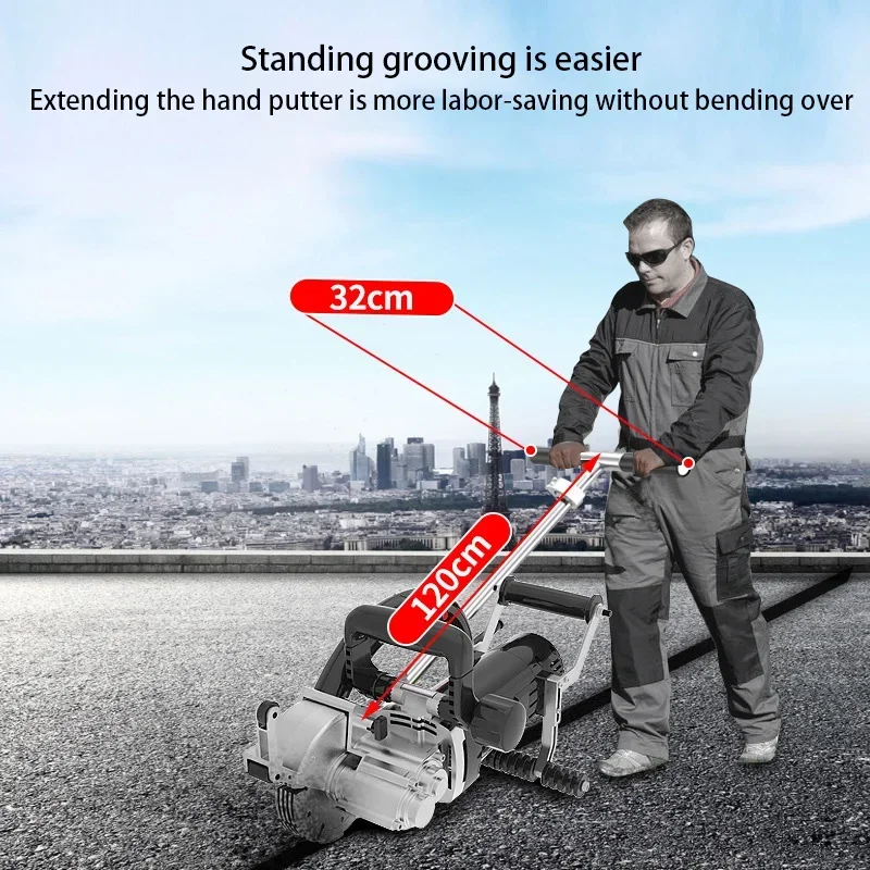 

Slotting Machine Wall Grooving Machine Wall Surface Concrete One Time Forming Cutting Machine