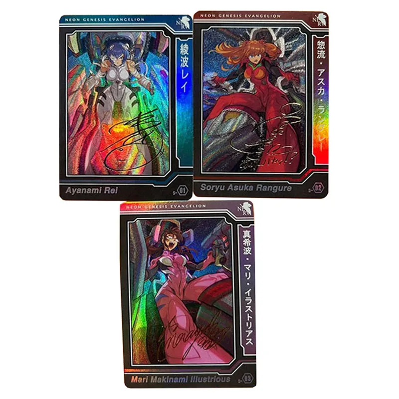 

3pcs/set EVA DIY self-made Color Flash Card Anime Game Collection Card Gift Toy 63*88mm