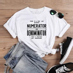 Math Teacher T-shirt School Math Lover Women Cotton Tops Street Style Fashion Unisex Hipster Graphic Clothing Female Casual Tee