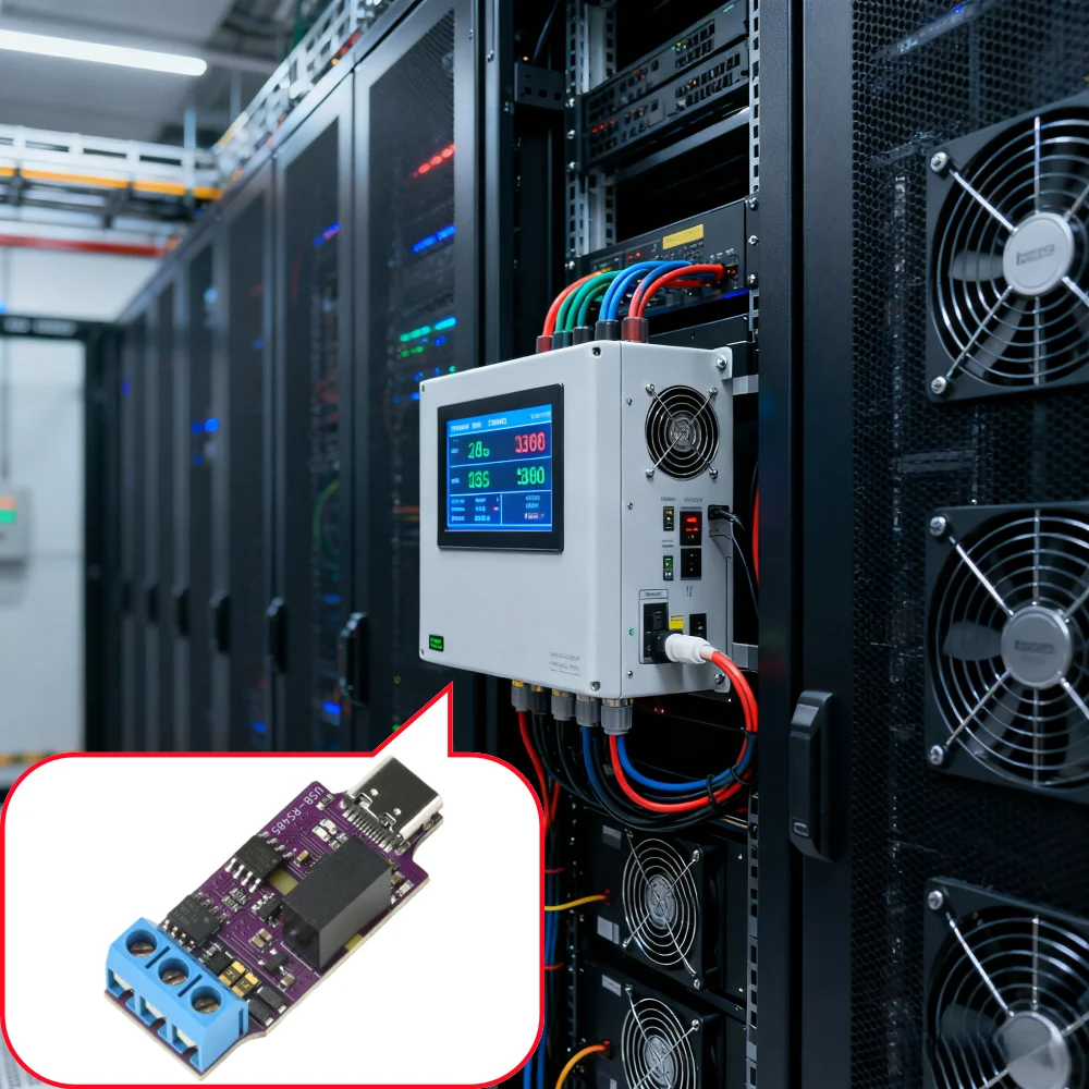 Dual-Isolated USB to RS485 Converter with Magnetic Isolation Technology 2Mbps High-Speed Data Transfer With TVS Protection