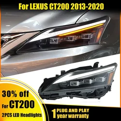 Car Lights for Lexus CT200 LED Headlights 2012-2020 CT200H Head Lamps DRL Projector Lens Dynamic Turn Signals Auto Accessories