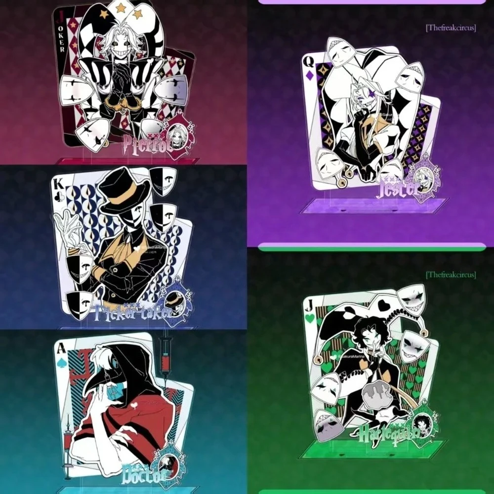 10cm Game The Freak Circus Peripheral Acrylic Stand Figure Plate Desktop Holder Display Ornament Fan Collection Gift Christmas