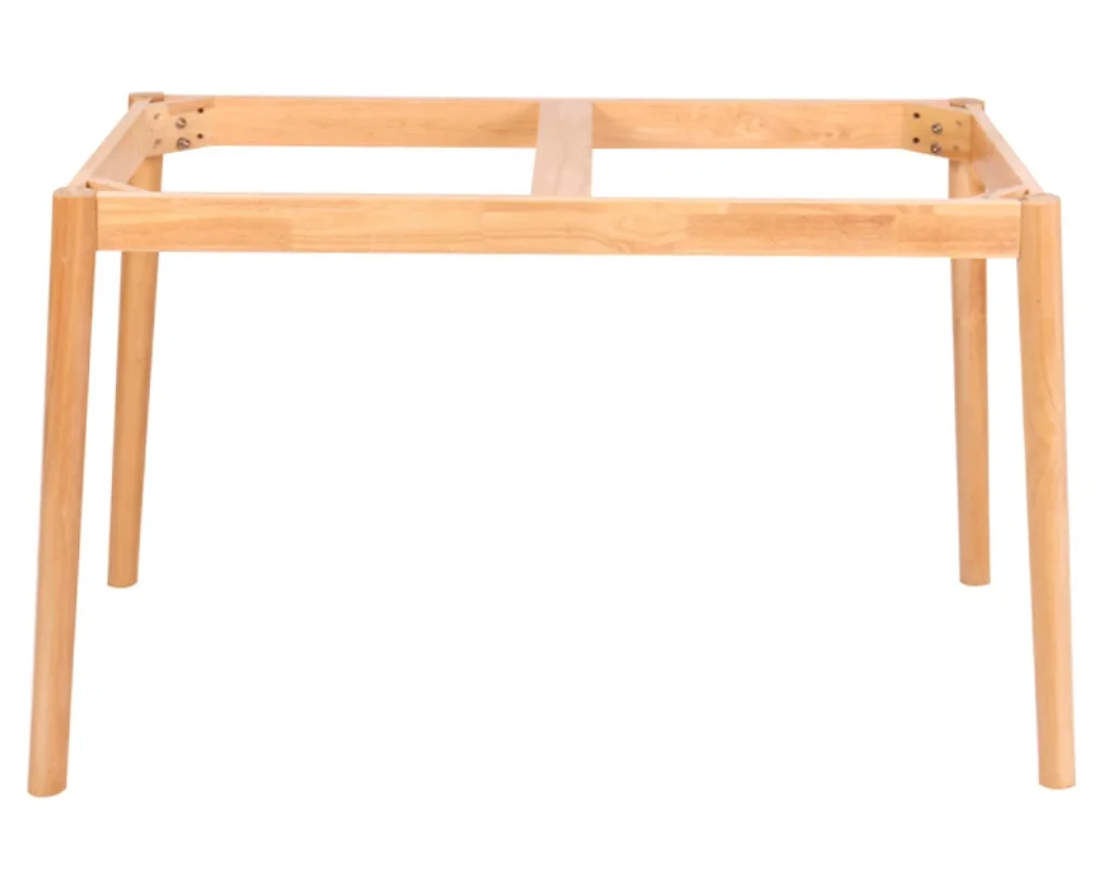 Table legs, solid wood table frame, wooden rectangular frame