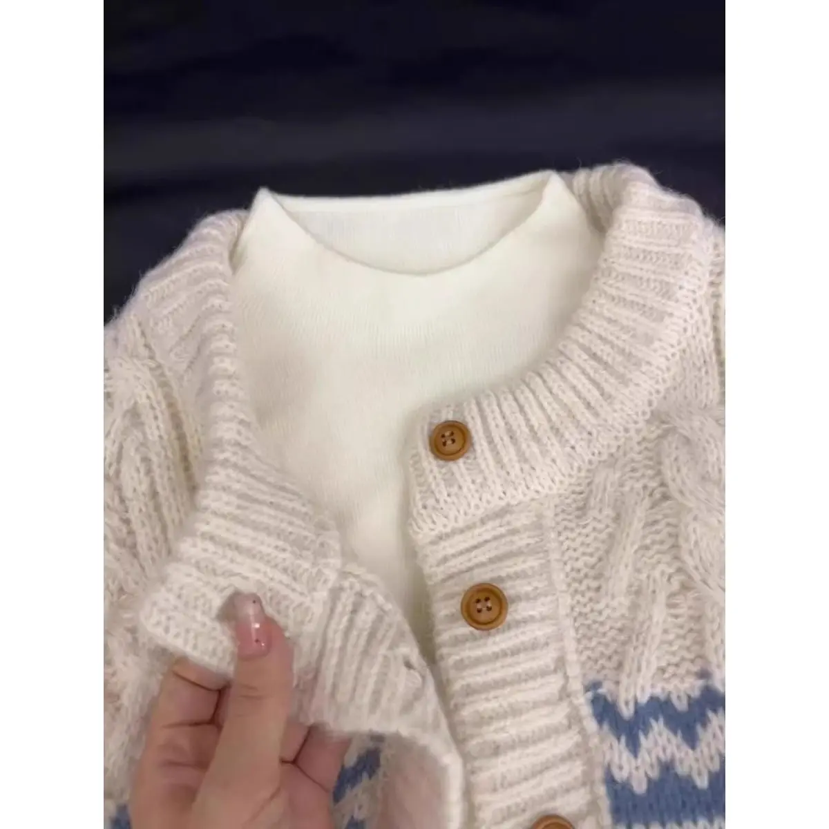 Schicker langer Swe-Strickpullover für Damen von Irt mit hohem Kragen, reiner Farbe, Herbst-Winter, erschwinglicher Pullover, 2025, neu...