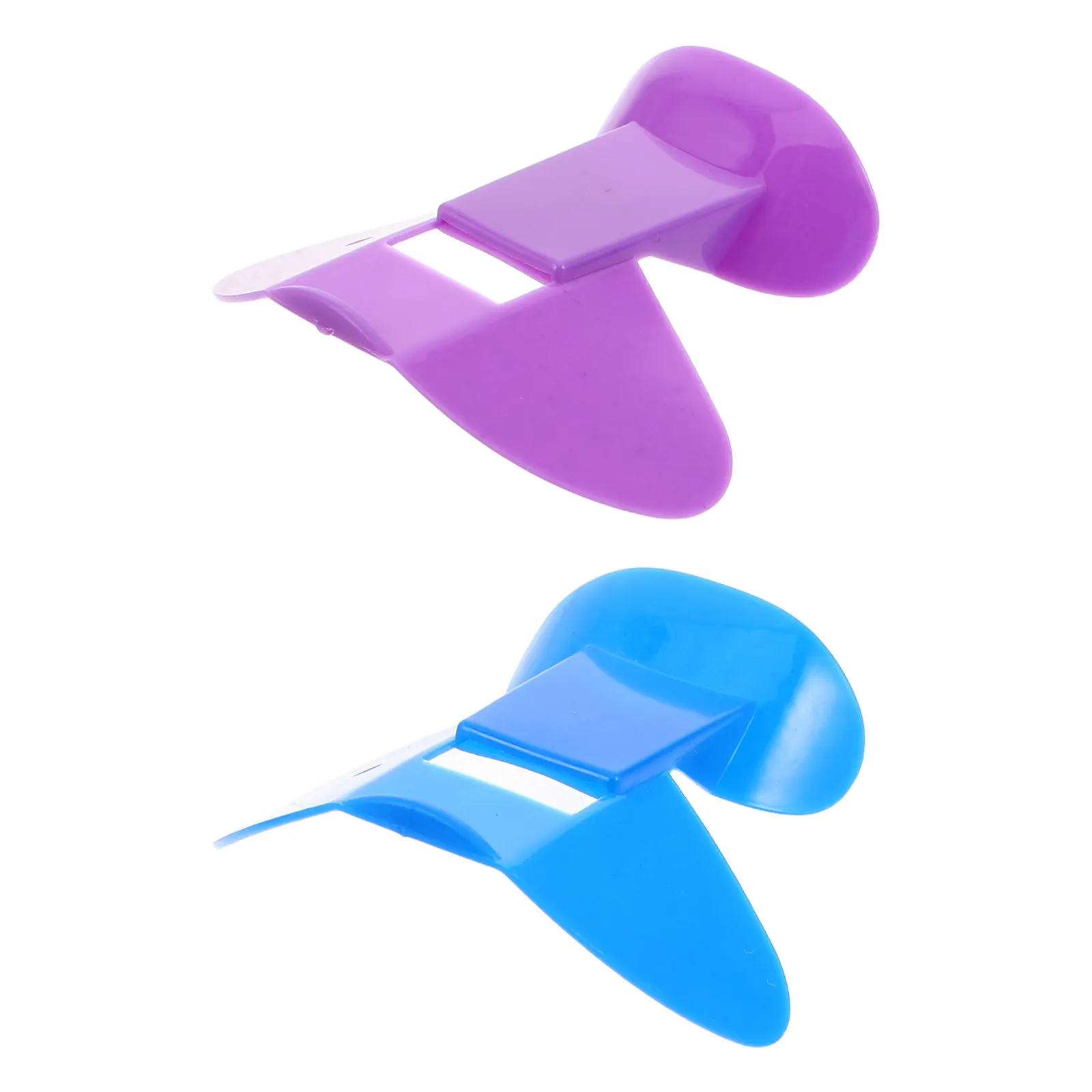 

2Pcs Nose Flute Nose Throat Breath Control Whistle Plastic Embouchure Trainer for Kids Beginner Music Training Device