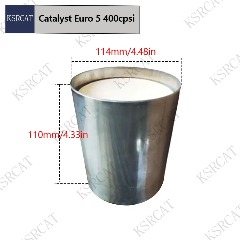 

Euro 5 Honeycomb Exhaust Filter 114*110mm 400CPSI Ceramic Catalytic Converter Suitable For Treatment Of Automobile Exhaust