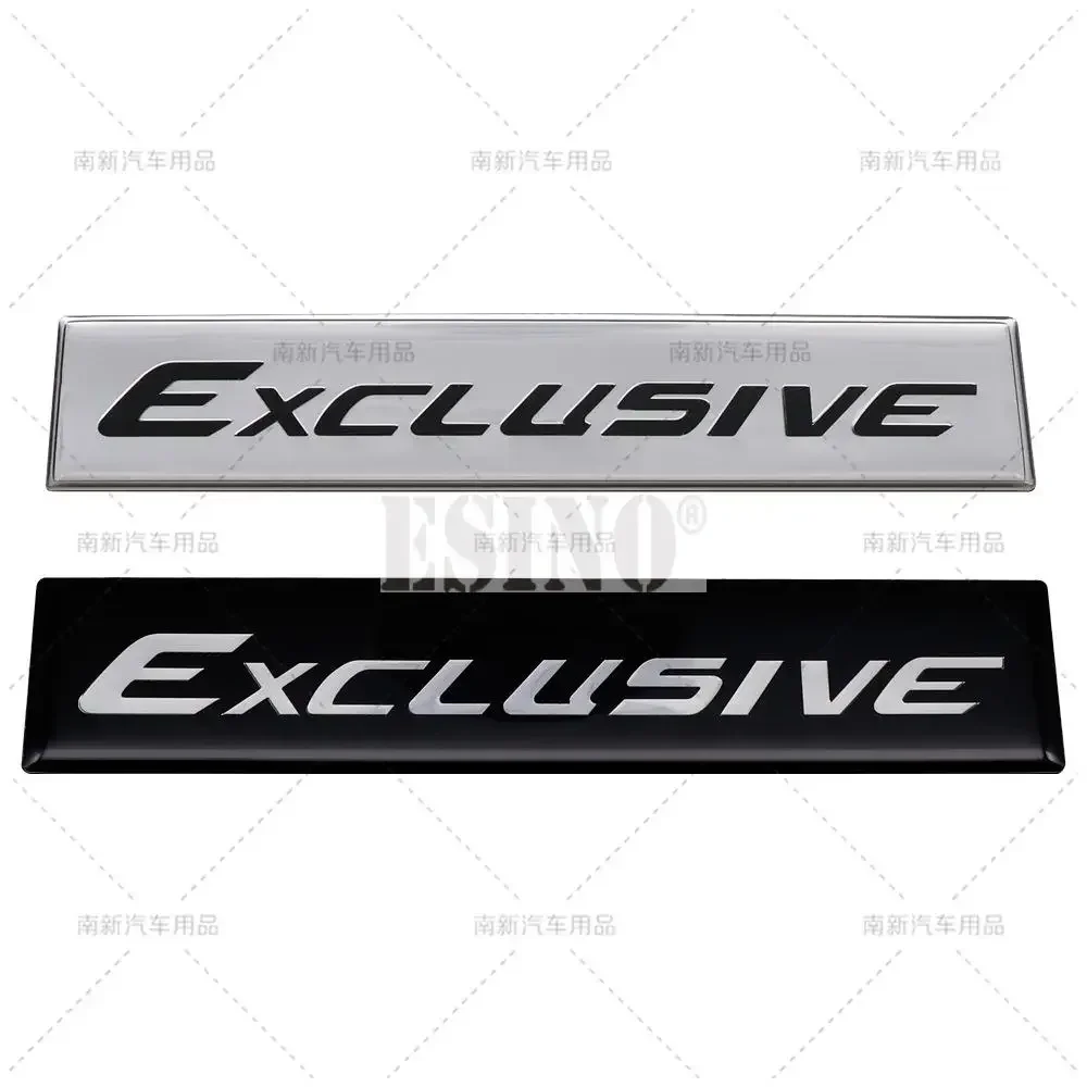 OK Car Styling New 3D Exclusive Metal Aliminium Glue Rear Trunk Fender Adhesive Badge Body Tailgate Displaceme Decorative Emblem