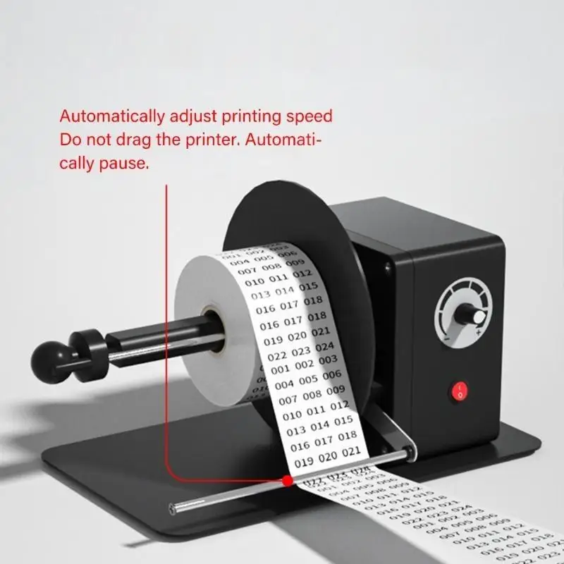 Y1UB Automatic Label Drum Machine 12cm Length Capacity Empty Paper Handling Device