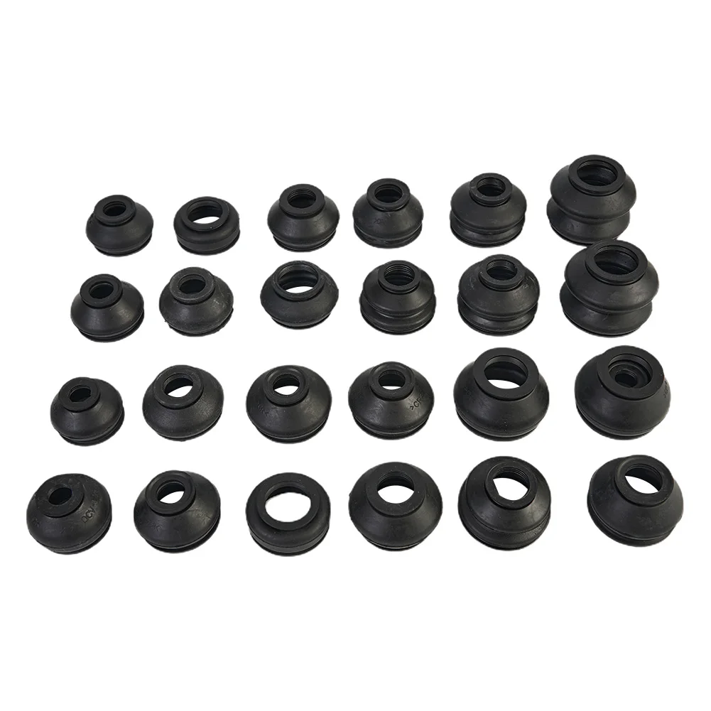 Suspension Dust Cover Track Kit, 28pcs, Protect Steering and Linkage, Easy Installation, Material, Minimize Pulls