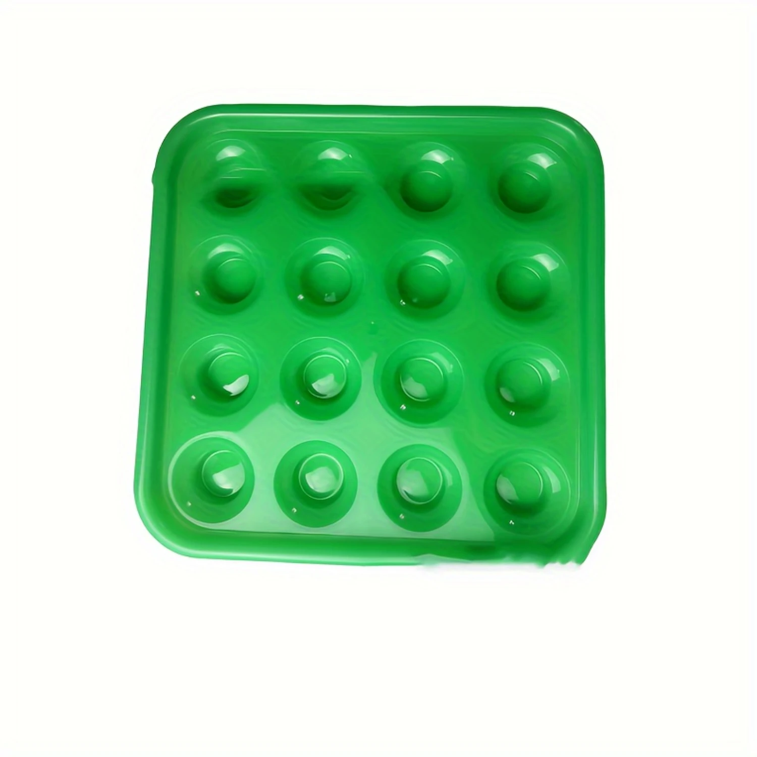 4 Pcs High-Index Plastic Pool Ball  Trays - 25Cm X 25Cm (9.84In X 9.84In)