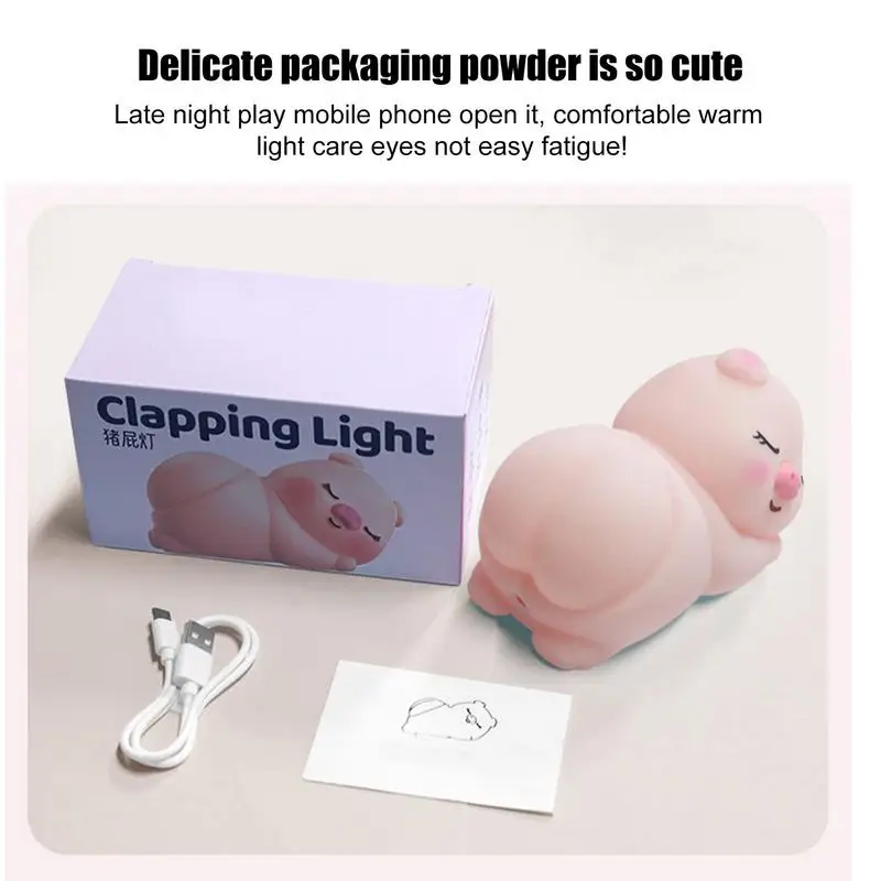 Veilleuse LED tactile aste pour enfants, lumière de chevet, veilleuses d'animaux endormis, chambre à coucher