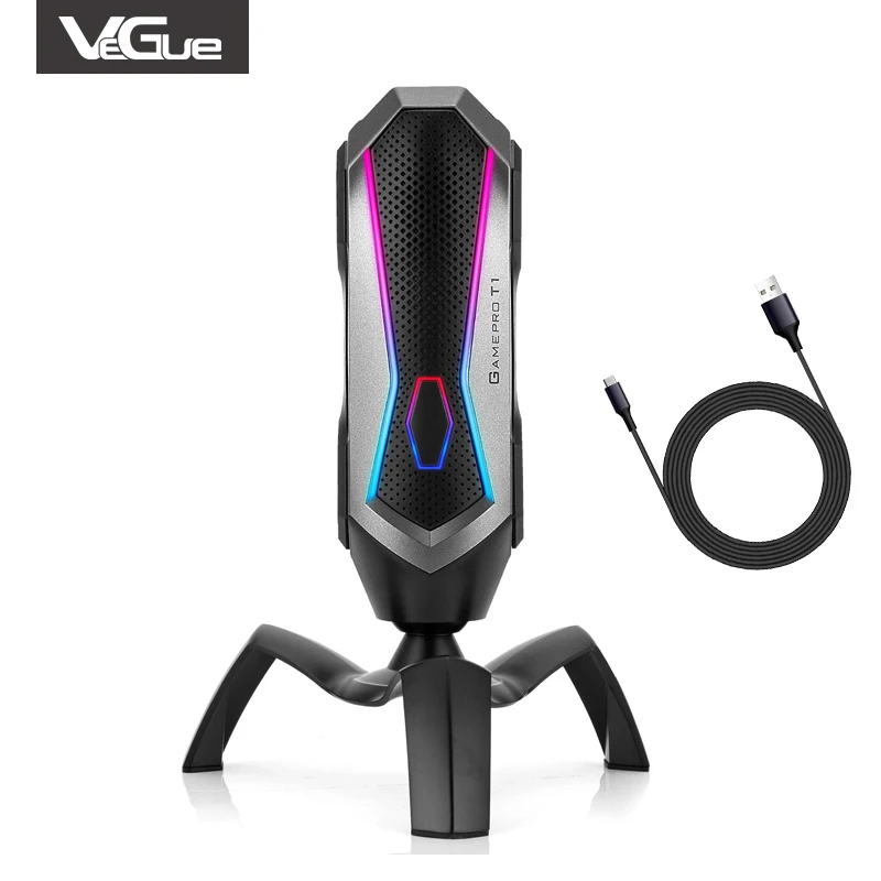 

Dynamic Gaming Mic Laptop Streaming Youtube Microfone Usb Music Computer Vintage Microphone Rechargeable Studio Recording Mic