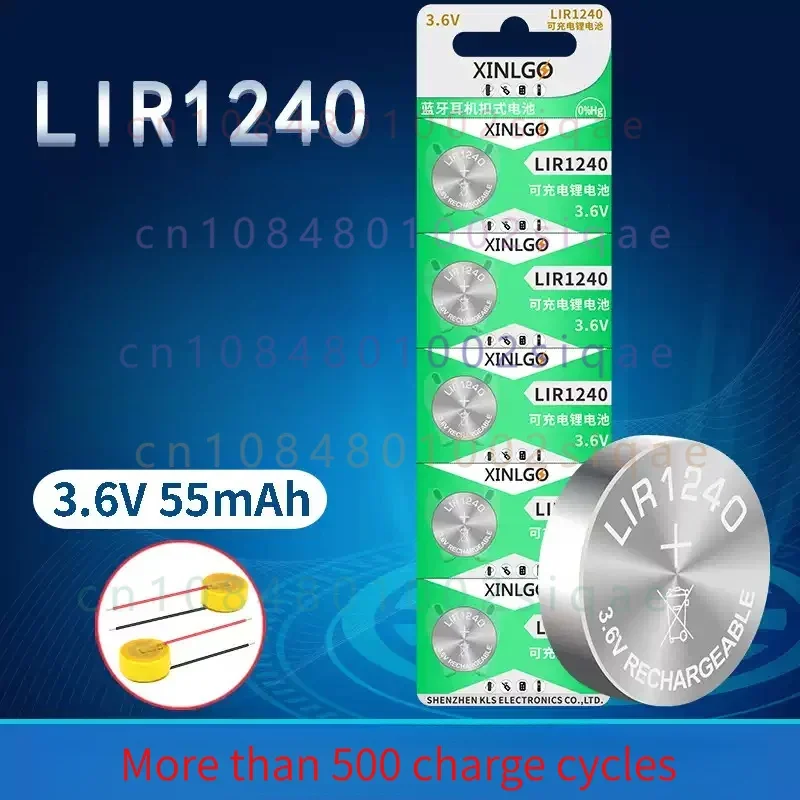 1-5pcs cp1240 lir1240 55mAh battery for WF-LS900N ls900b TWS wireless earphoneClippers