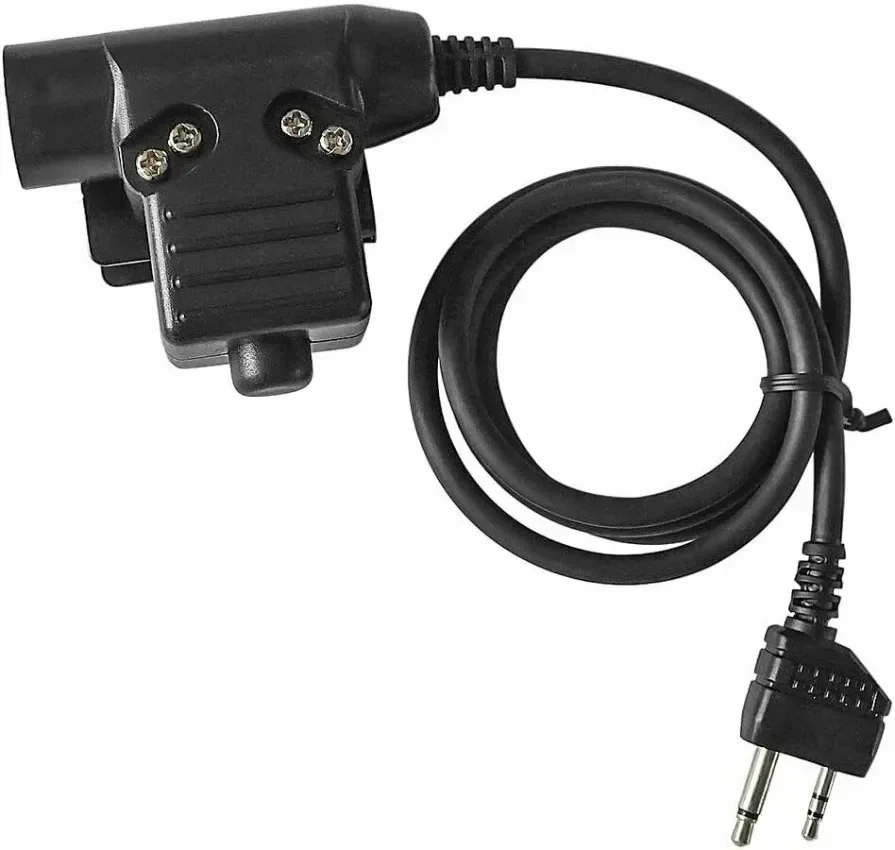 

Tactical U94 Ptt Midlan 2 Pin Plug Ptt Military Airsoft Shooting Headphones Adapter for COMTA / SORDIN Tactical Headset