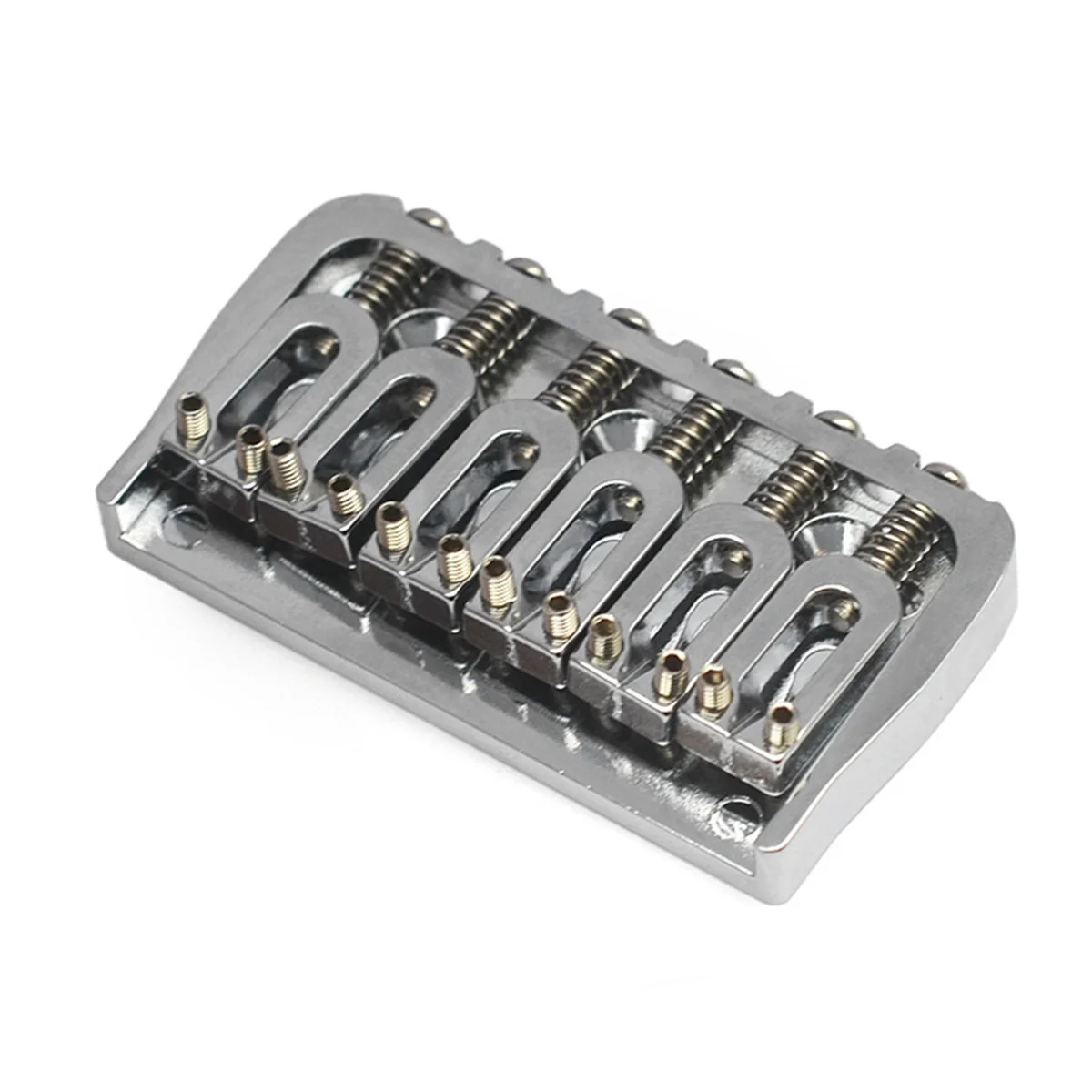 

6-String Guitar Fixed Bridge 72.8 Fixed Bridge Body Fittings Chrome