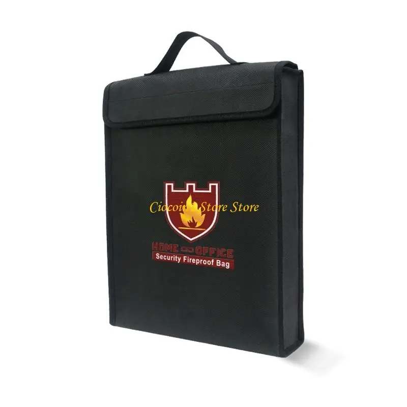 A3PC Double Side Fireproof Storage Proof Waterproof Fiberglass Security Bag