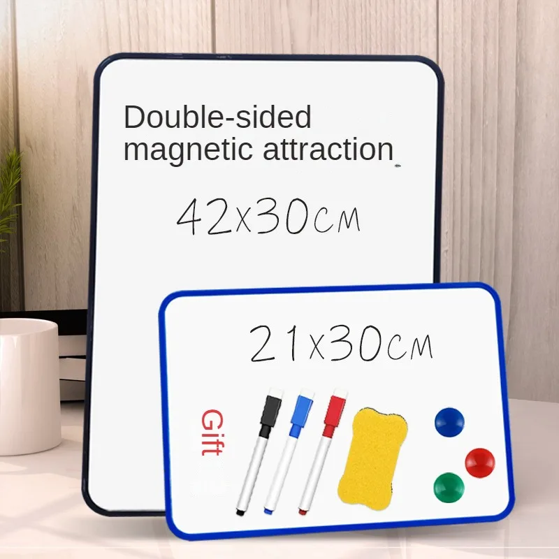 سبورة بيضاء مغناطيسية مزدوجة الجوانب للأطفال والكبار، حامل قابل للإزالة، علامات قابلة للمسح، لوحة كتابة تعليمية منزلية #1