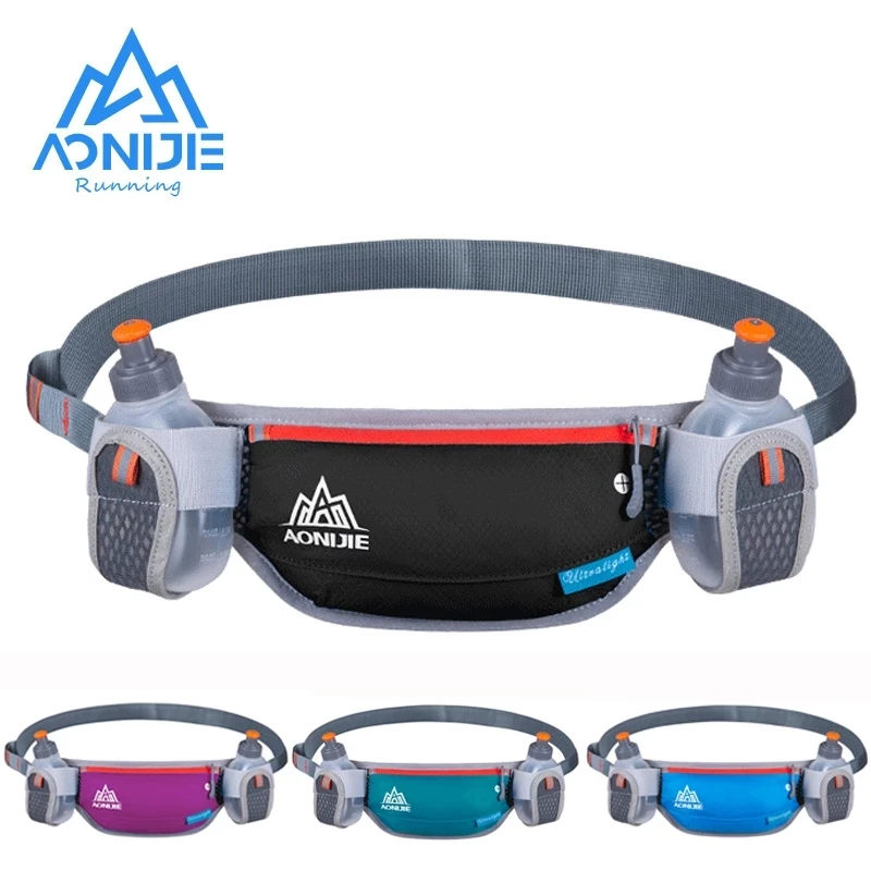 AONIJIE-Sac banane de sport pour homme et femme, sac de course, fitness, gym, poudres pour téléphone, randonnée, marathon, jogging, cyclisme, sacs