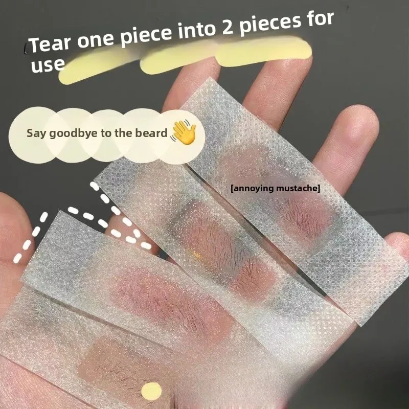 10Pcs Hair Removal Wax Strips Kit with Moisturizing Wipes After Wax Cooling Soothing Body Waxing Set for Women Men