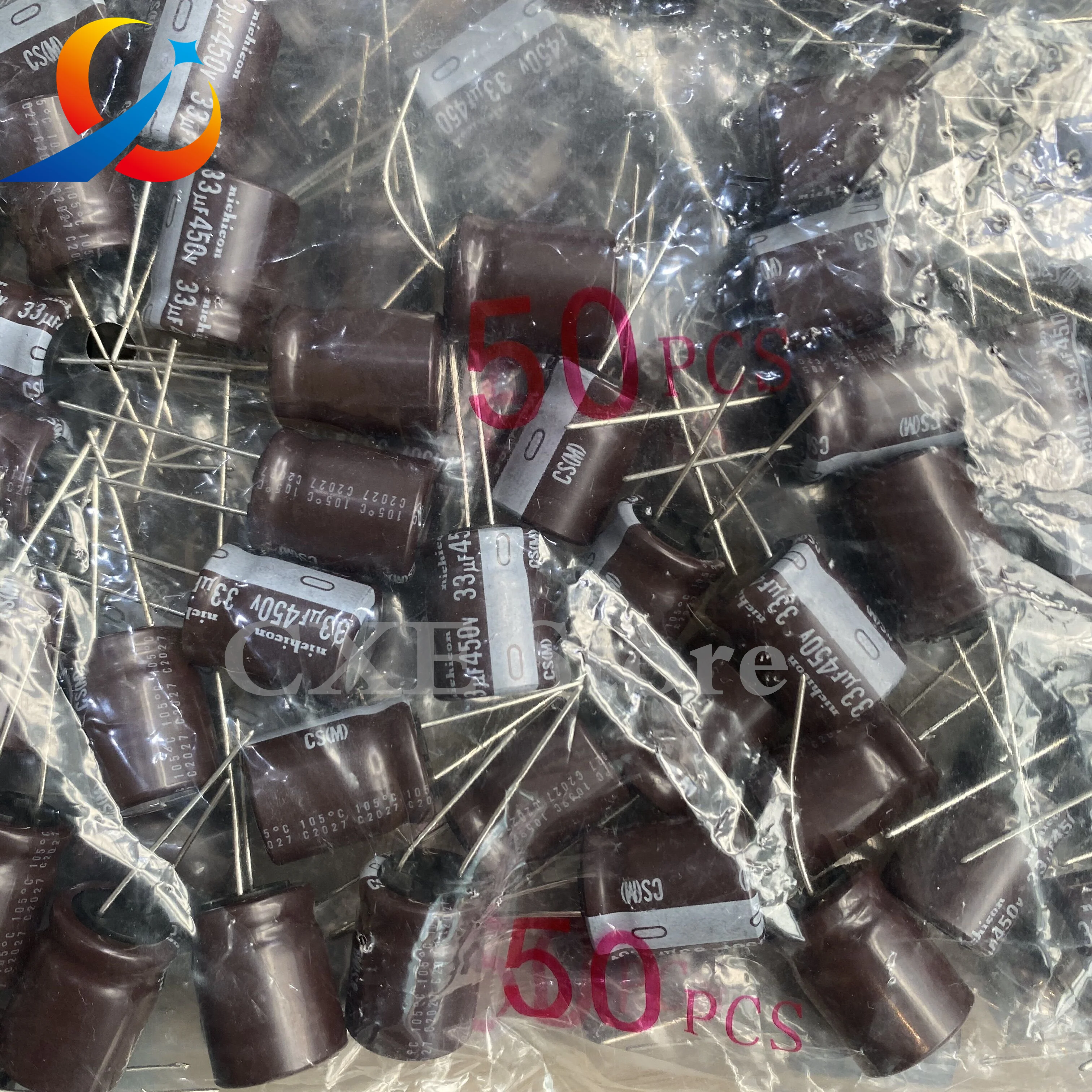 10PCS 450V33UF 16X20MM  Nichicon Electrolytic Capacitor UCS2W330MHDCZX 33UF 450V  Original NEW