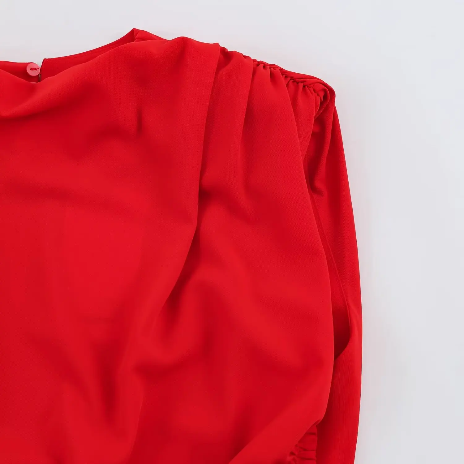 2026 Neues Damen-Minikleid, schlicht, figurbetont, sexy, unifarben, ärmellos, Abendkleid, elegant, mit Falten, schmaler Schnitt, seitlicher Reißverschluss, Freizeitkleid – Detail 7
