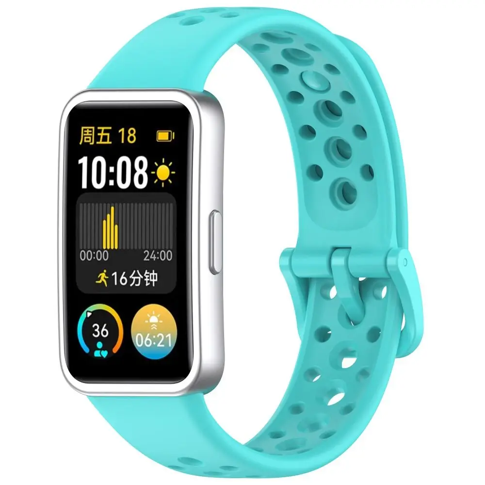 Correa de silicona de repuesto para reloj inteligente, pulsera transpirable para Huawei Band 9/8, novedad