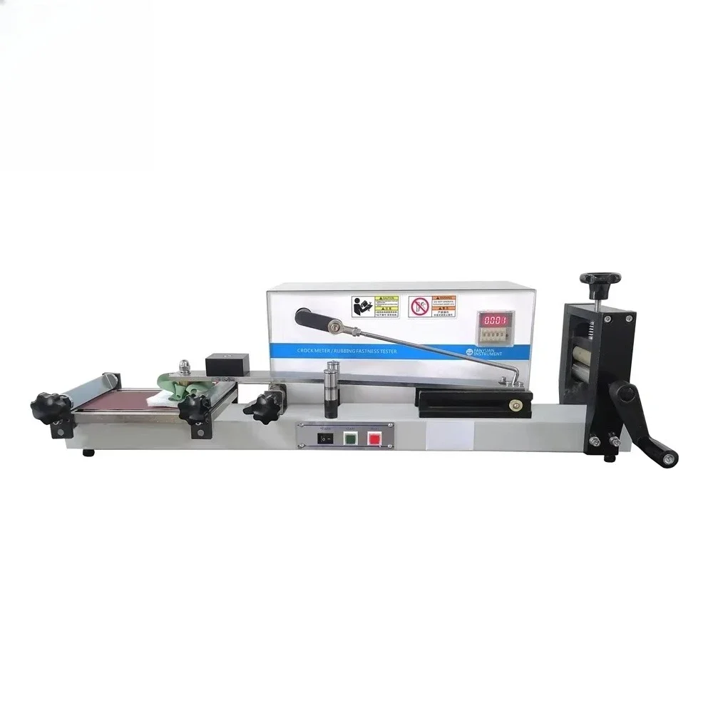 Electronic Crockmeter Rubbing Fastness Tester | Digital Textile Color Fastness Te stin g Eq ui pment