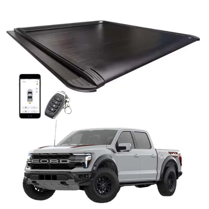 

Electric Retractable Aluminum Alloy Waterproof Locking Rolling Tonneau Cover for Ranger T9 Pickup Trucks