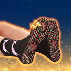 3 Pairs New Tourmaline Health Socks Self-Heating Magnetic Shaping Socks Slimming Heated Warm Foot Massage Socks for Women Men