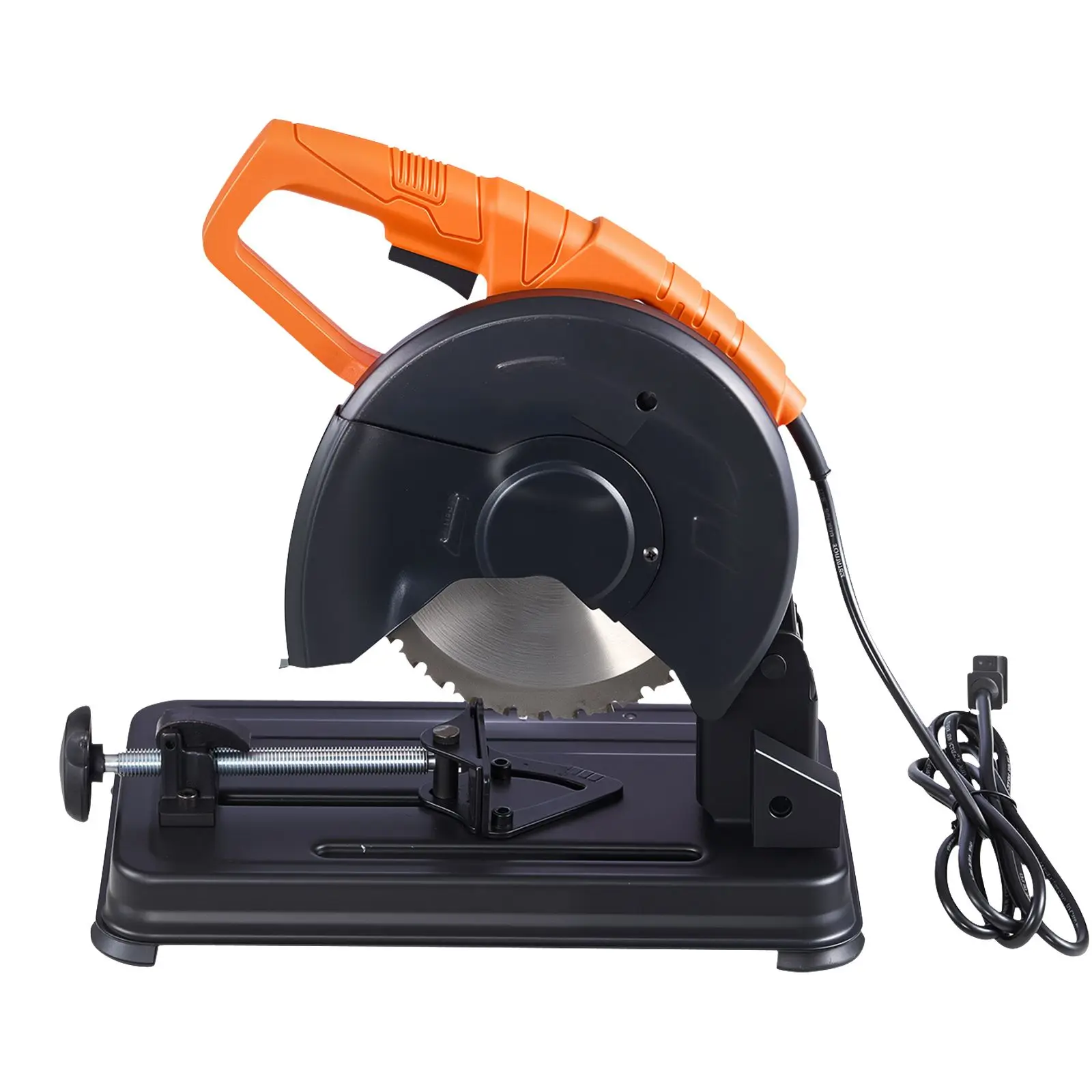Chop Saw, 7-1/4 in Stainless Steel Cold Cut Blade, 1200 W Motor, 4000 r/min Speed, 0-45° Adjustable Cutting Angle, Metal Cutting