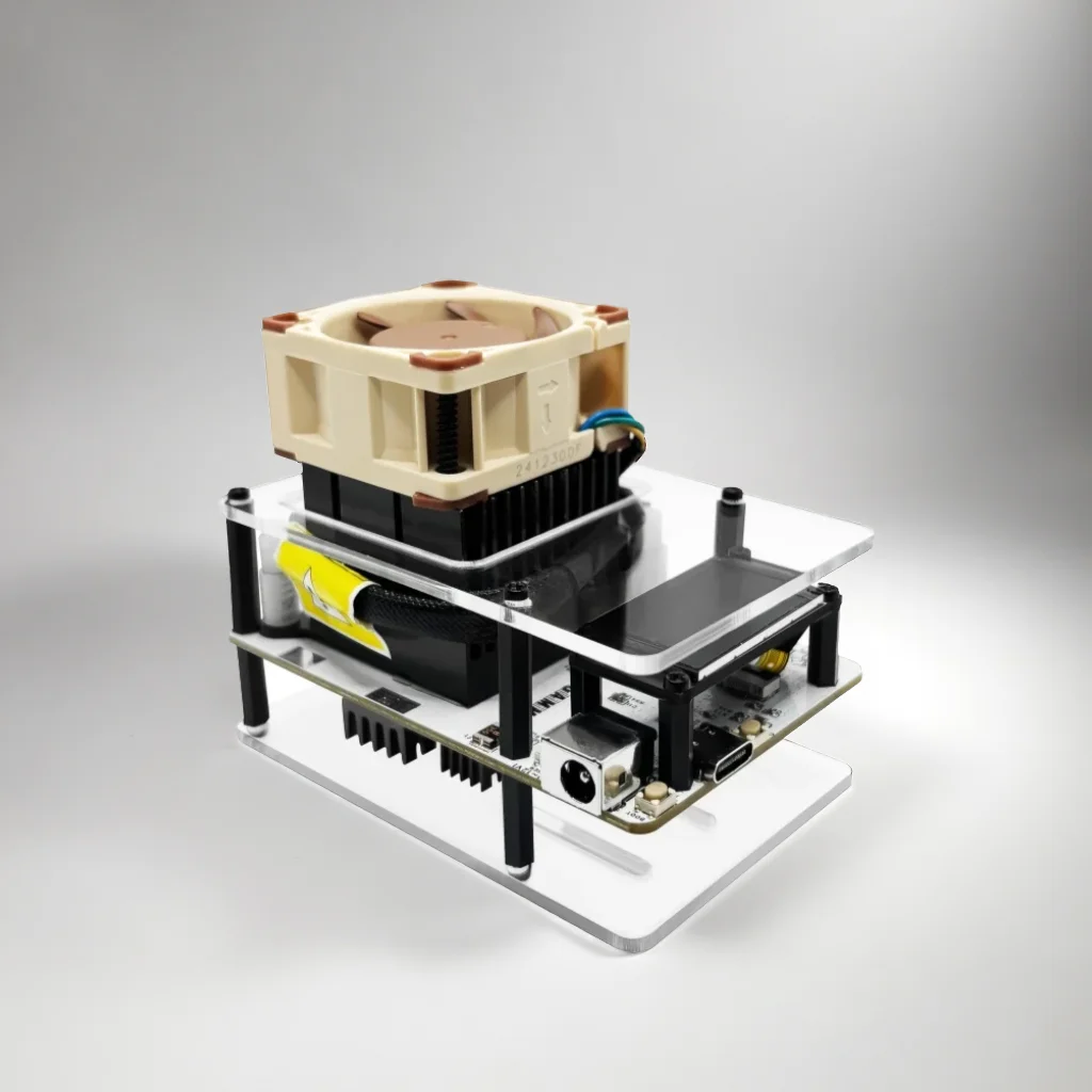 Minero de Lotería Solo BTC NMAxe Gamma BM1370 ASIC Optimizado para Entusiastas de la Informática, 1.2TH/s de Código Abierto con Soporte USB-DC para Uso Doméstico