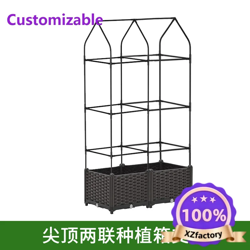 

Factory Direct 2026 Top RatedPlanting box vegetable pot flower pot tomato cucumber vegetable garden courtyard outdoor roof balco